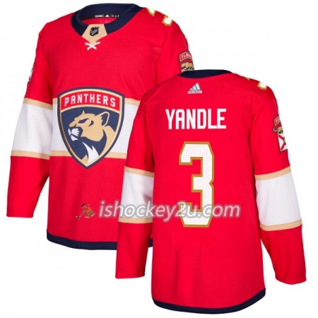 Mænd NHL Florida Panthers Trøje Keith Yandle 3 Adidas 2017-2018 Rød Authentic Mænd NHL Florida Panthers Trøje Keith Yandle 3 Adidas 2017-2018 Rød Authentic
